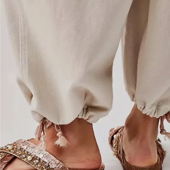 Free People Beaded Sandals - Pink and Gold - Picture 4 of 8